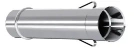 kzs-rura-zaroodporna-z-uszami-05m-fi-200-mm-gr-08mm-stal-wklad-komin