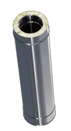 kzd-slim-rura-izolowana-fi-120-1m-10mm-dwuscienna-komin-wklad-zarowy