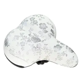 siodlo-rowerowe-biale-siodelko-na-rower-w-kwiaty-na-sprezynach-wygod