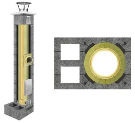 komin-ceramiczny-system-kominowy-kw2-fi-160-4m-zestaw-izolowany-ocieplony