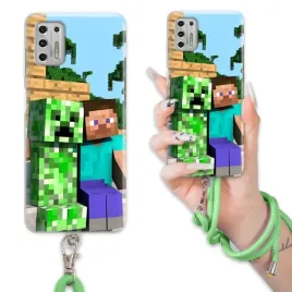etui-do-motorola-g-stylus-2021-case-sznurek-zielony-minecraft-wiele-wzorow