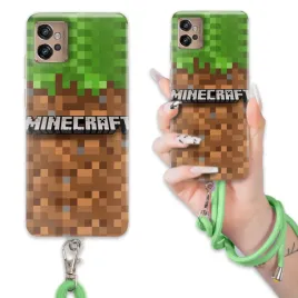 etui-do-motorola-g32-case-dla-chlopca-sznurek-zielony-minecraft-mix-wzory