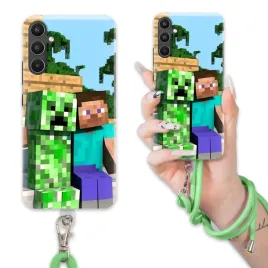 etui-do-samsung-a34-5g-case-dla-chlopca-sznurek-zielony-minecraft-mix-wz