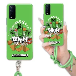 etui-do-vivo-y20i-case-dla-chlopca-sznurek-zielony-minecraft-wiele-wzorow