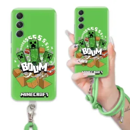etui-do-samsung-m54-5g-case-dla-chlopca-sznurek-zielony-minecraft-mix-wz