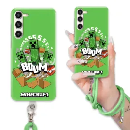 etui-do-samsung-s23-plus-case-dla-chlopca-sznurek-zielony-minecraft-wz