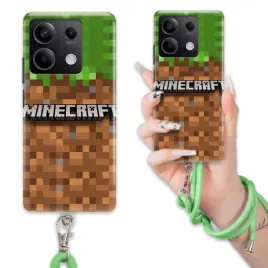 etui-do-xiaomi-redmi-note-13-5g-case-sznurek-zielony-minecraft-wiele-wzorow