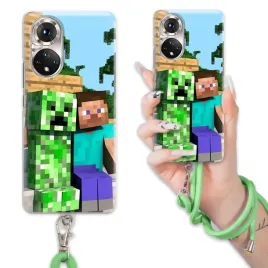 etui-do-huawei-honor-50-case-dla-chlopca-sznurek-zielony-minecraft-mix-wz