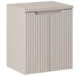 kaszmirowa-szafka-pod-umywalke-blat-50-cm-wiszaca-ryflowane-fronty-2-drzwi