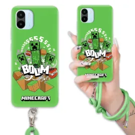 etui-do-xiaomi-redmi-a1-case-dla-chlopca-sznurek-zielony-minecraft-mix-wz