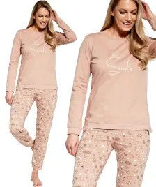 cornette-pizama-damska-160-349-smile-latte-2xl-44