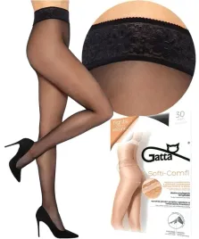 rajstopy-softi-comfi-gatta-30-den-lycra-ozdobna-koronka-nero-czarne-5-xl