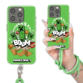 etui-do-iphone-14-pro-case-dla-chlopca-sznurek-zielony-minecraft-wzory
