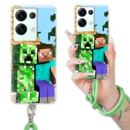 etui-do-oppo-reno-8-5g-case-dla-chlopca-sznurek-zielony-minecraft-mix-wz