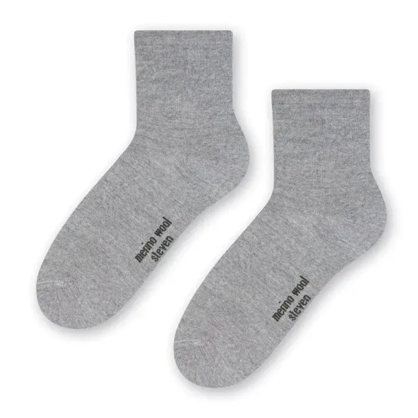 STEVEN skarpety MERINO WOOL 130 szare # 35-37