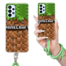 etui-do-samsung-a23-4g-case-dla-chlopca-sznurek-zielony-minecraft-mix-wz