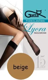 gatta-podkolanowki-lycra-15-den-2-pary-beige-uni