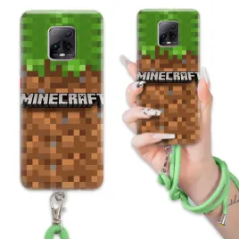 etui-do-xiaomi-redmi-10x-5g-case-dla-chlopca-sznurek-zielony-minecraft-wz