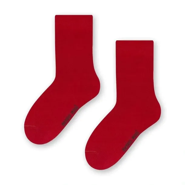 STEVEN skarpety MERINO WOOL 130 czerwone # 29-31