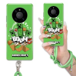 etui-do-huawei-mate-40-pro-case-dla-chlopca-sznurek-zielony-minecraft-wz