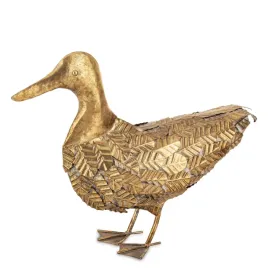 figurka-kaczka-kaczuszka-figura-metalowa-zlota-ogrod-gigurka-do-ogrodu