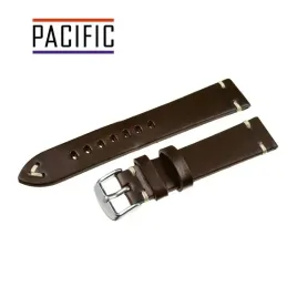 pasek-do-zegarka-pacific-22-mm-ciemny-braz-biala-nic-skorzany