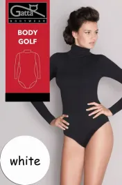gatta-bezszwowy-body-golf-dlugi-rekaw-white-m