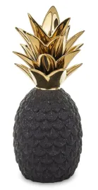 ceramiczna-dekoracja-ananas-czarny-zloty-prezent