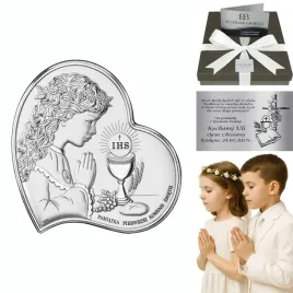 grawer-gratis-obraz-srebrny-obrazek-pamiatka-komunijna-dla-dziewczynki