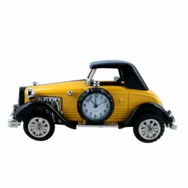 ozdobny-zegarek-auto-w-zoltym-kolorze-replika-samochodu-dekoracja