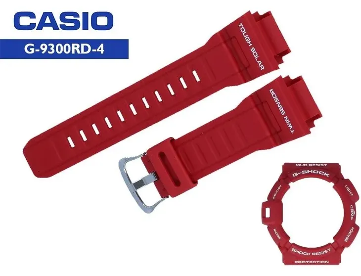 ZESTAW BEZEL I PASEK CASIO G-9300 G-9300RD-4 G-SHOCK ORYGINAŁ