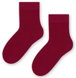 steven-kids-skarpety-bawelna-146-bordo-32-34
