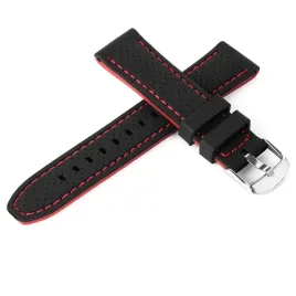 pasek-silikonowy-z03-czarno-czerwony-20-mm-teleskopy-gratis