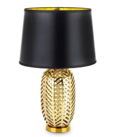lampa-duza-stolowa-z-kloszem-czarno-zloty-abazur-dekoracja-ceramiczna
