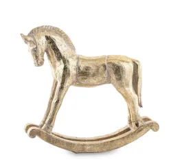 zlota-figurka-kon-na-biegunach-konik-zloty