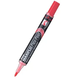marker-suchoscieralny-pentel-flex-feel-czerwony-elastyczna-koncowka