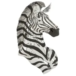 dekoracja-scienna-zebra-glowa-srebrna-czarna