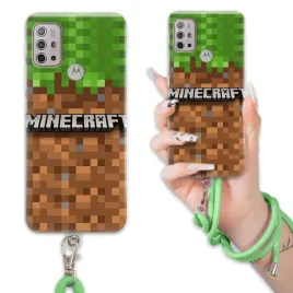 etui-do-motorola-g20-case-dla-chlopca-sznurek-zielony-minecraft-mix-wzory