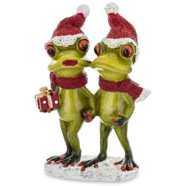figurka-swiateczna-zaba-zabki-prezent-mikolaj