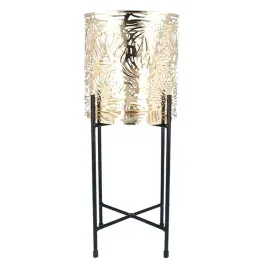 swiecznik-metalowy-zloty-liscie-oslonka-35-cm