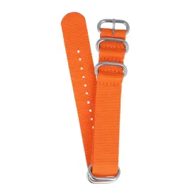 parciany-pasek-do-zegarka-nato-premium-elastic-pomaranczowy-22mm