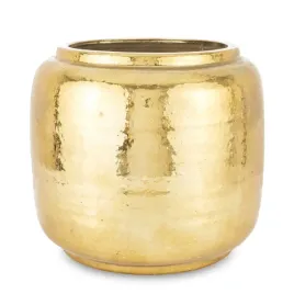 zlota-oslonka-z-kamionki-wazon-na-kwiaty-dekoracja