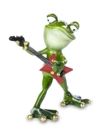 figurka-zaba-zabka-zielona-gitara-dekoracja-ozdoba
