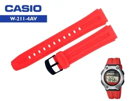 oryginalny-pasek-casio-w-211-czerwony-gumowy-teleskopy-gratis