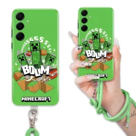 etui-do-samsung-a55-5g-case-dla-chlopca-sznurek-zielony-minecraft-mix-wz