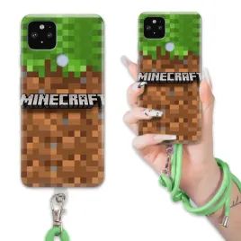 etui-do-google-pixel-5xl-case-dla-chlopca-sznurek-zielony-minecraft-wz