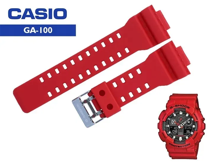 pasek-casio-ga-100b-ga-110fc-czerwony-matowy