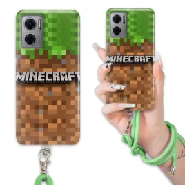etui-do-xiaomi-redmi-10-5g-case-dla-chlopca-sznurek-zielony-minecraft-wz