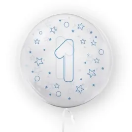 balon-45-cm-cyfra-1-gwiazdki-niebieski