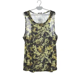 koszulka-meska-boohooman-czarna-w-liscie-top-bez-rekawow-xl